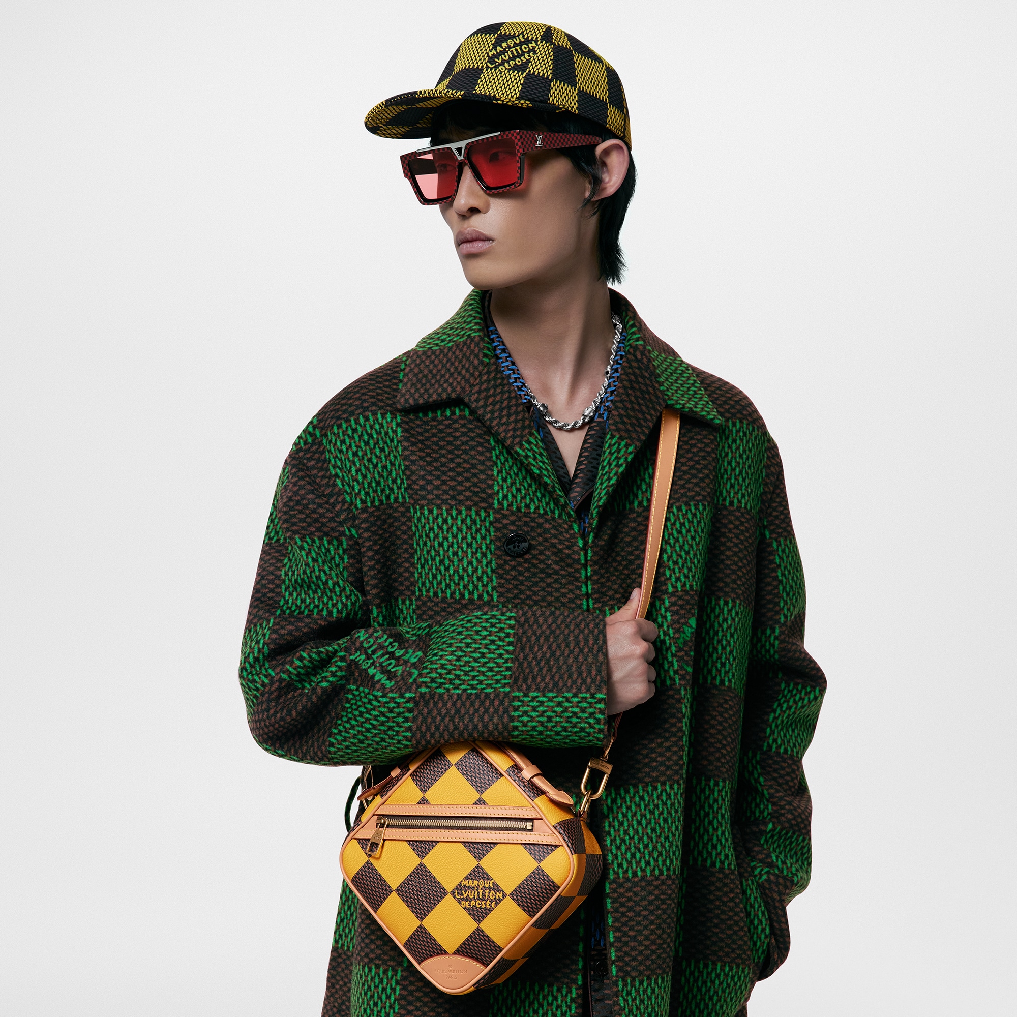 ヴィトン LOUIS VUITTON チェス ファレル メッセンジャー ダミエ